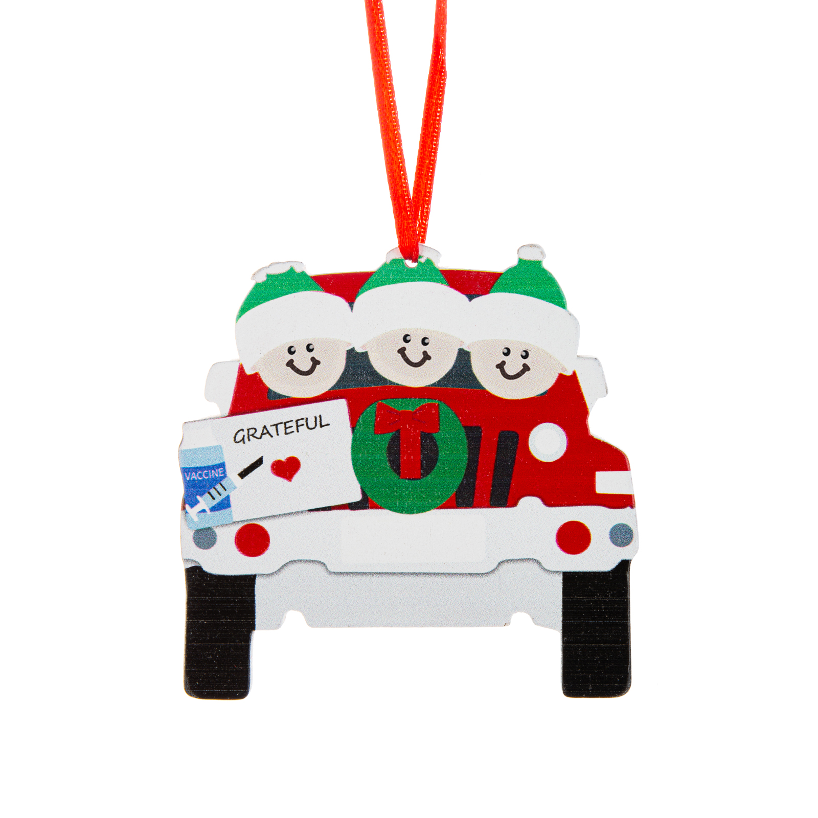 Personalized 3 Names Car Vaccined Christmas Ornament Gifts For Family-Lovesyouforever