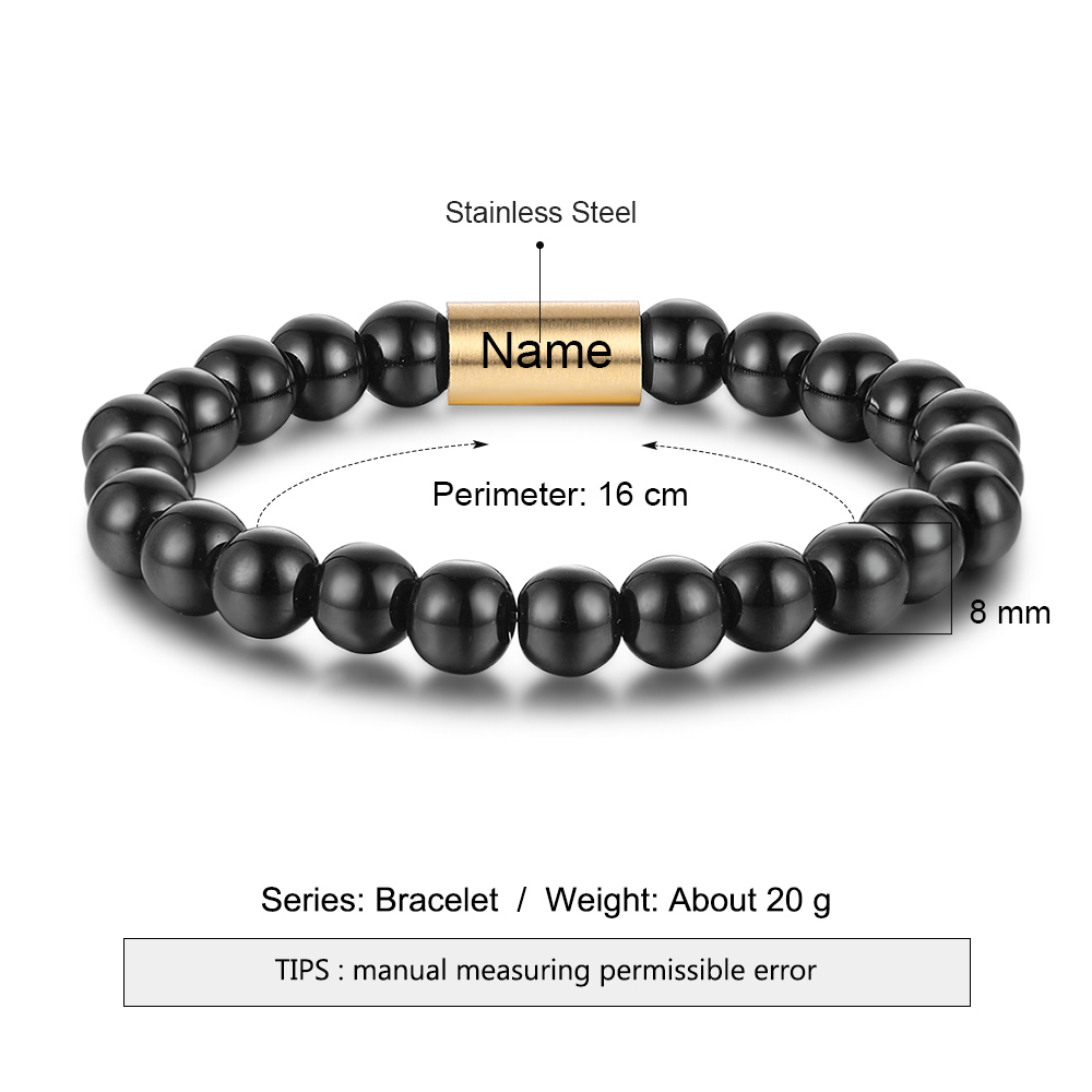 Personalized Men's Bracelet For Dad-Lovesyouforever