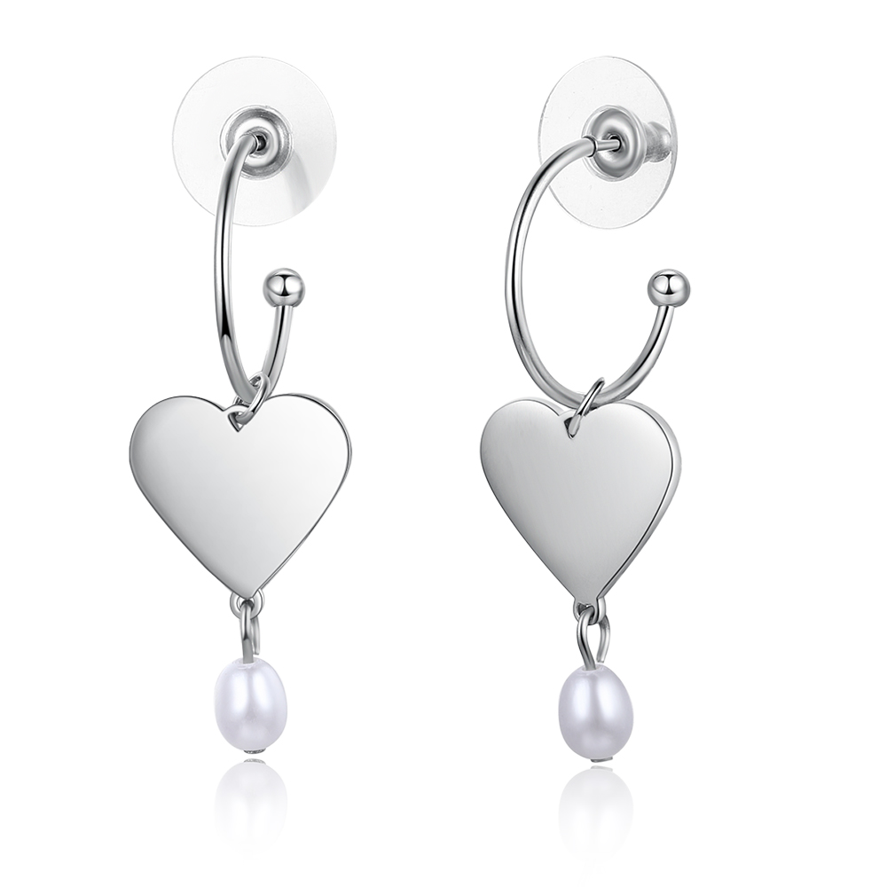 2 Names-Personalized Heart Earrings Custom Names for Women-Lovesyouforever