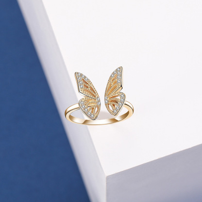 Delicate Dutterfly Ring-Lovesyouforever