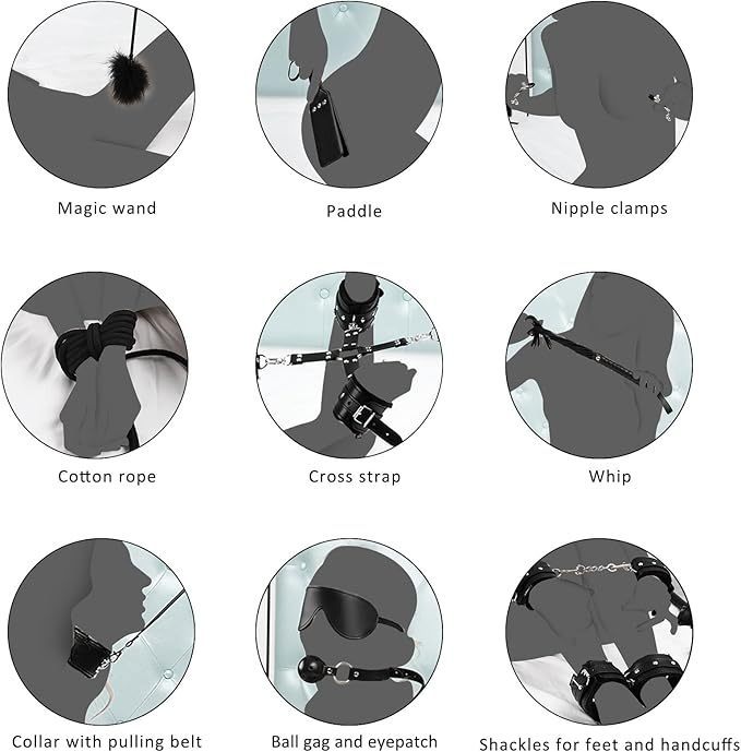 💥Hot Sale💥Bondage Sex Toys —— Leather Bondage Toy Sets