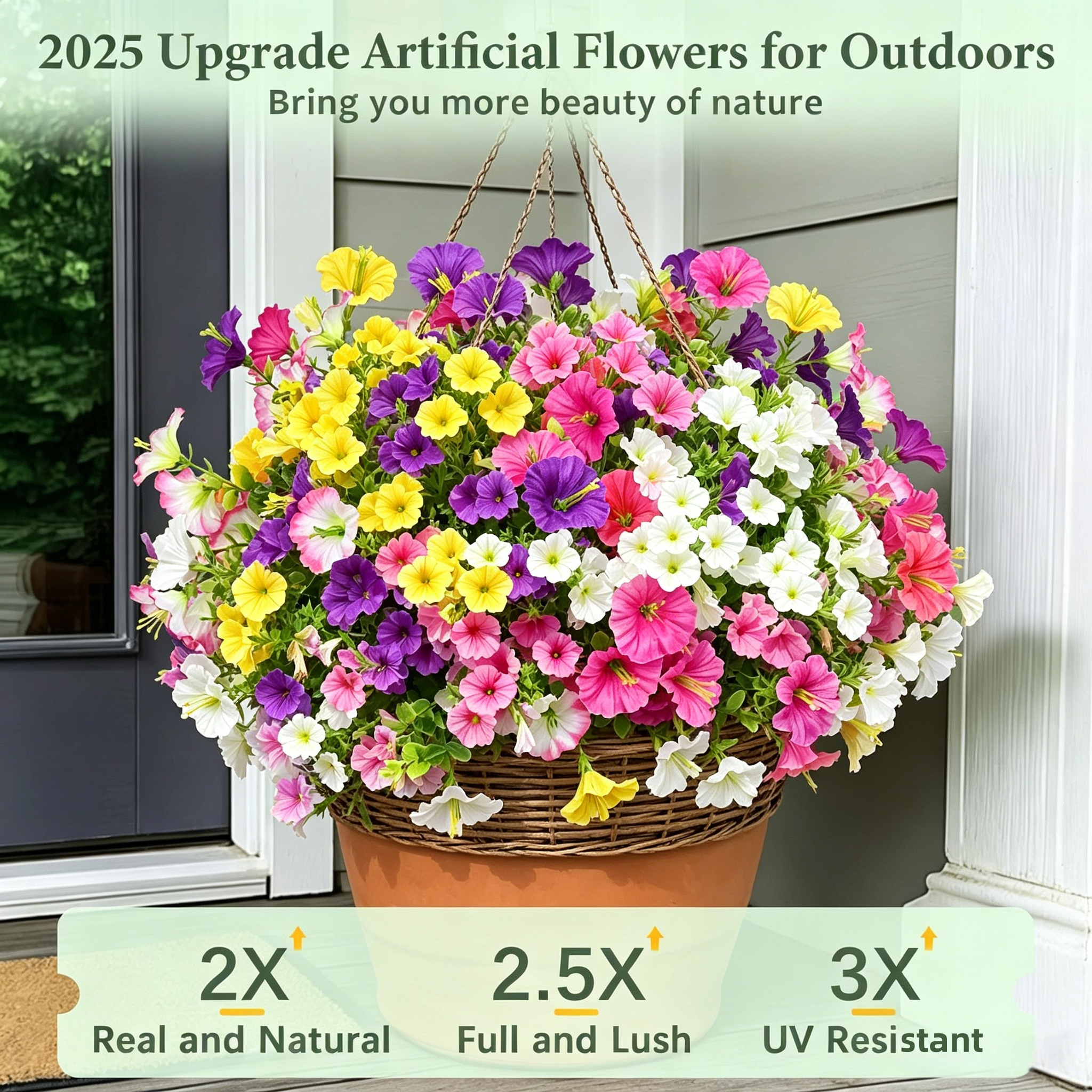 🔥Last Day 60% OFF🔥UV Resistant Artificial Petunias Flowers