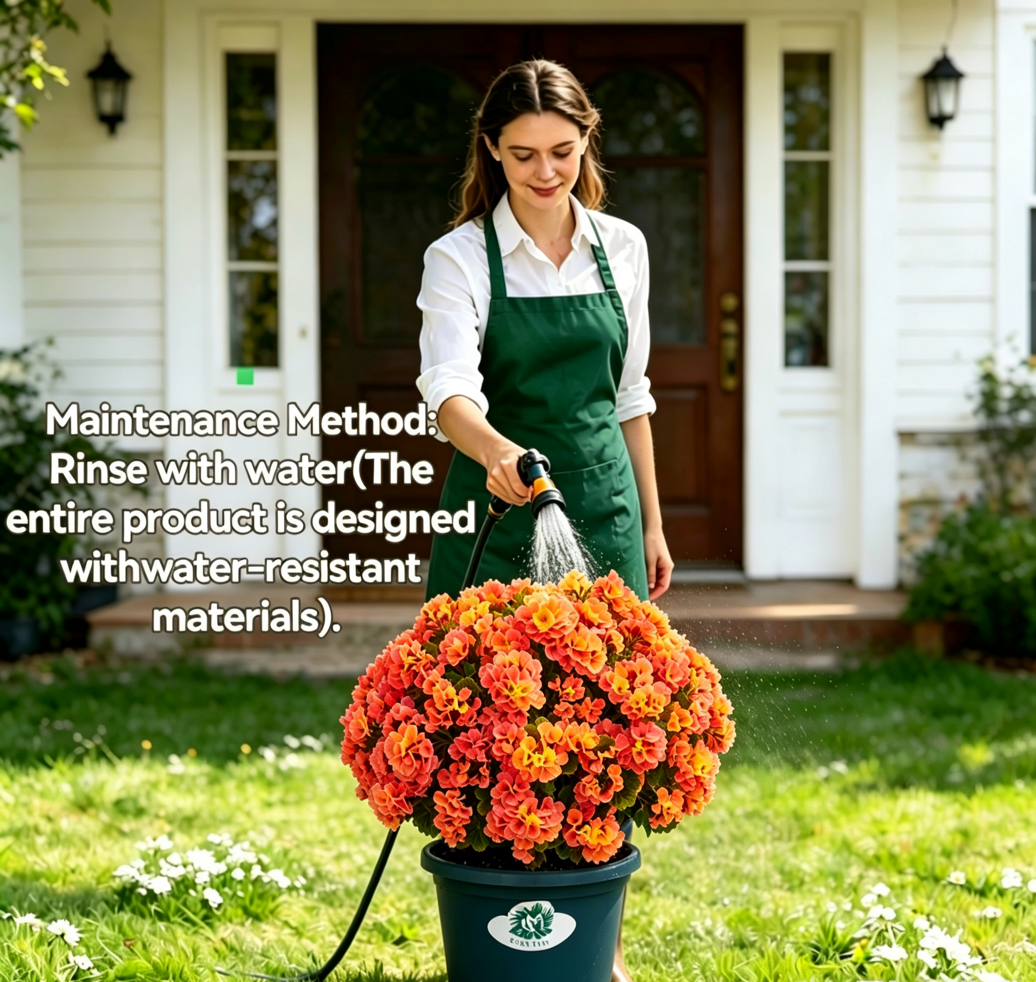 🔥Last Day 70% OFF🌼UV Resistant Artificial Geranium Flowers- UV resistant, Waterproof, Windproof 