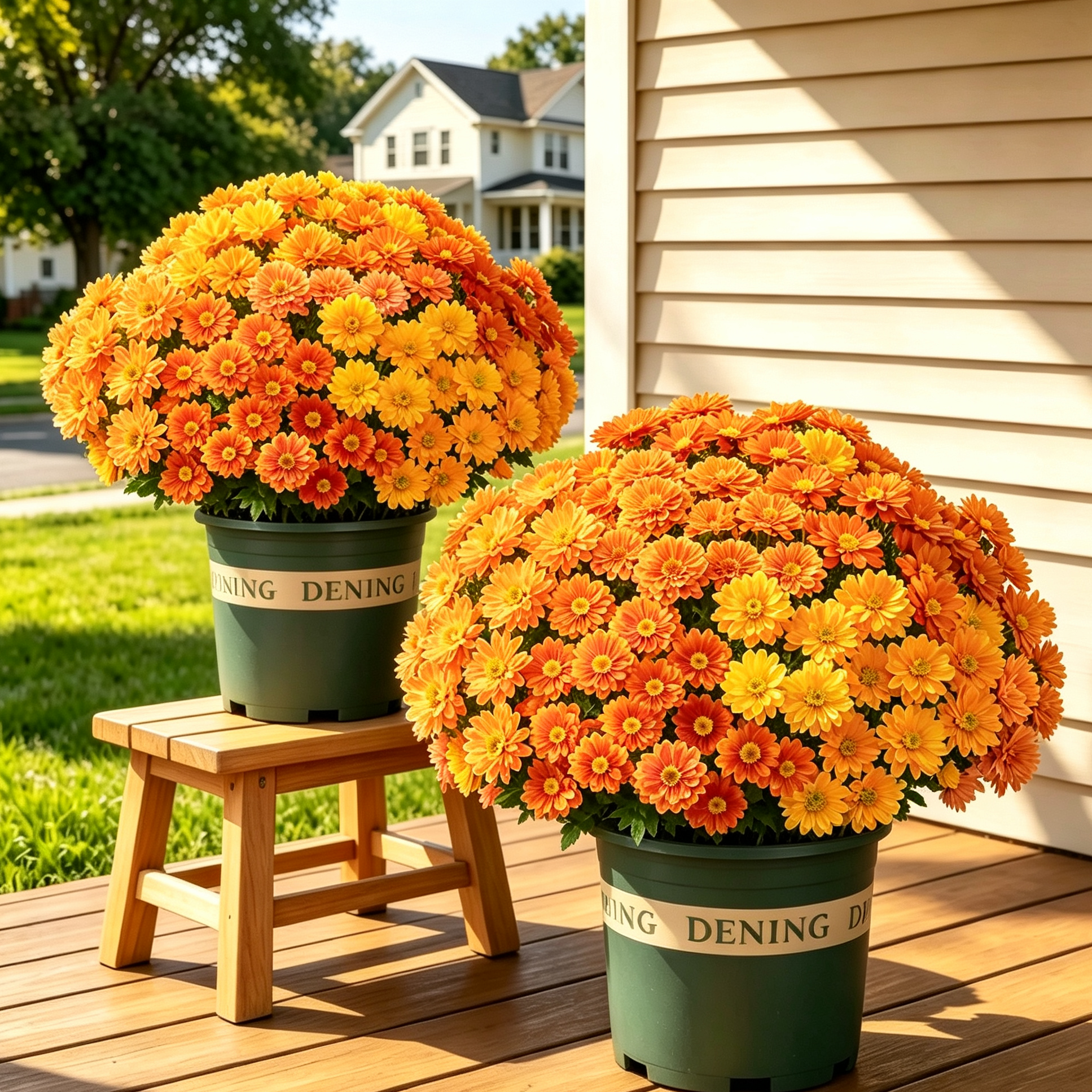 💥Last Day 70% OFF🌼Welcome autumn- Artificial Outdoor Sunset Mums Flowers - UV resistant, Waterproof, Windproof