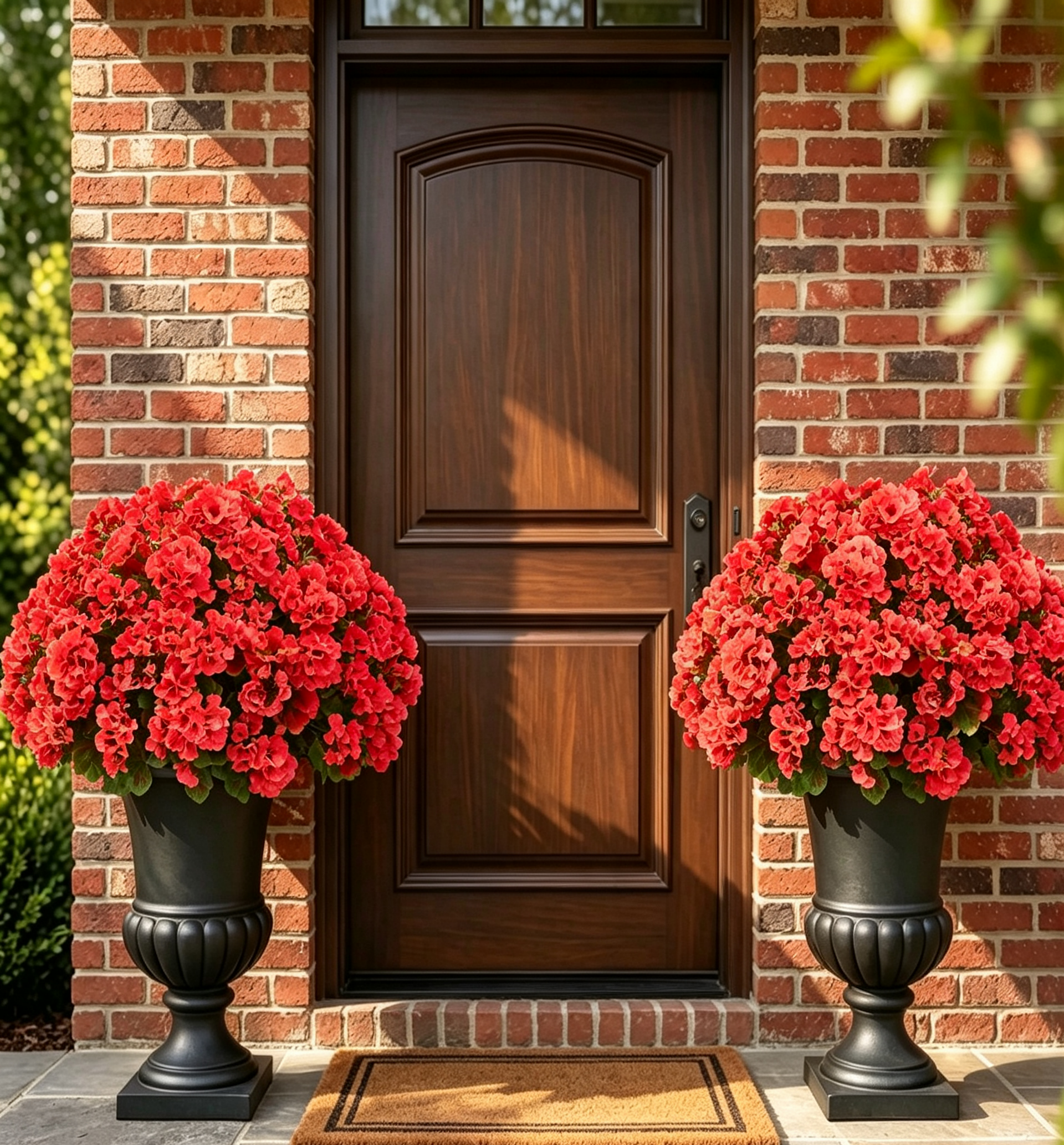 🔥Last Day 70% OFF🌼UV Resistant Artificial Geranium Flowers- UV resistant, Waterproof, Windproof 
