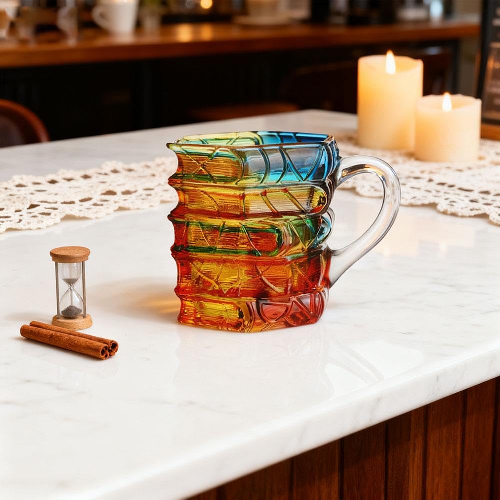 🔥HOT SALE 50%OFF🔥Stained Glass 3D Book Mug