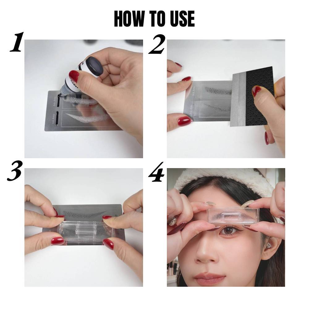 🔥HOT SALE 50%OFF🔥Brow Stamp Kit - 30 Second Perfect Brows, Waterproof & Smudge-Proof💝