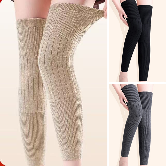 Thermal Cashmere Knee Warmers – Stretchy & Warm Support Pads (100% Pure Cashmere)