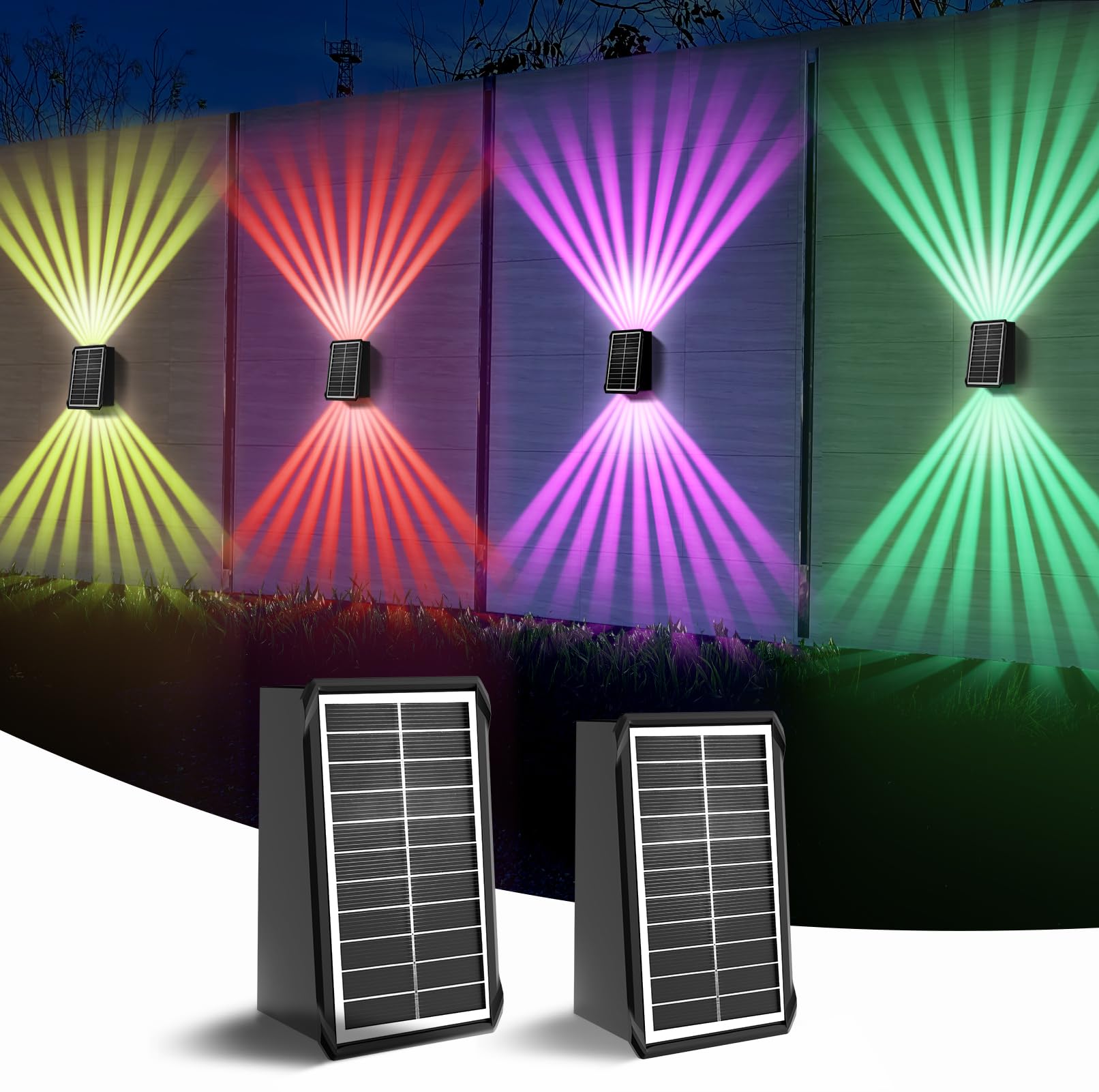 ⏰ Limited-time special offer: 40% discount🔥 LED solar wall lamp, waterproof outdoor lamp