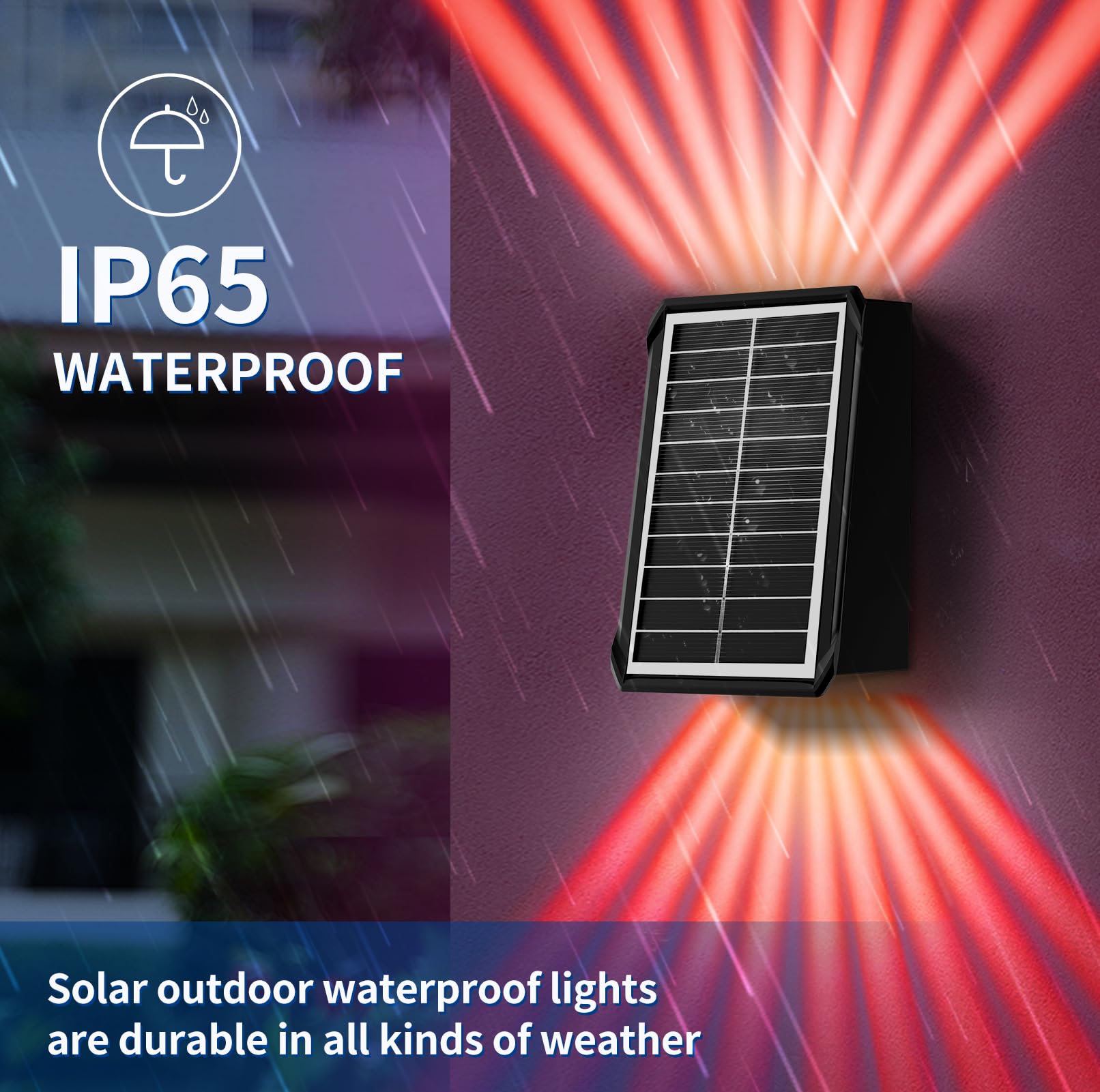 ⏰ Limited-time special offer: 40% discount🔥 LED solar wall lamp, waterproof outdoor lamp
