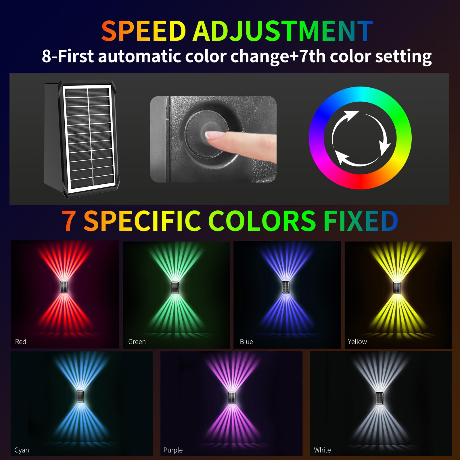 ⏰ Limited-time special offer: 40% discount🔥 LED solar wall lamp, waterproof outdoor lamp