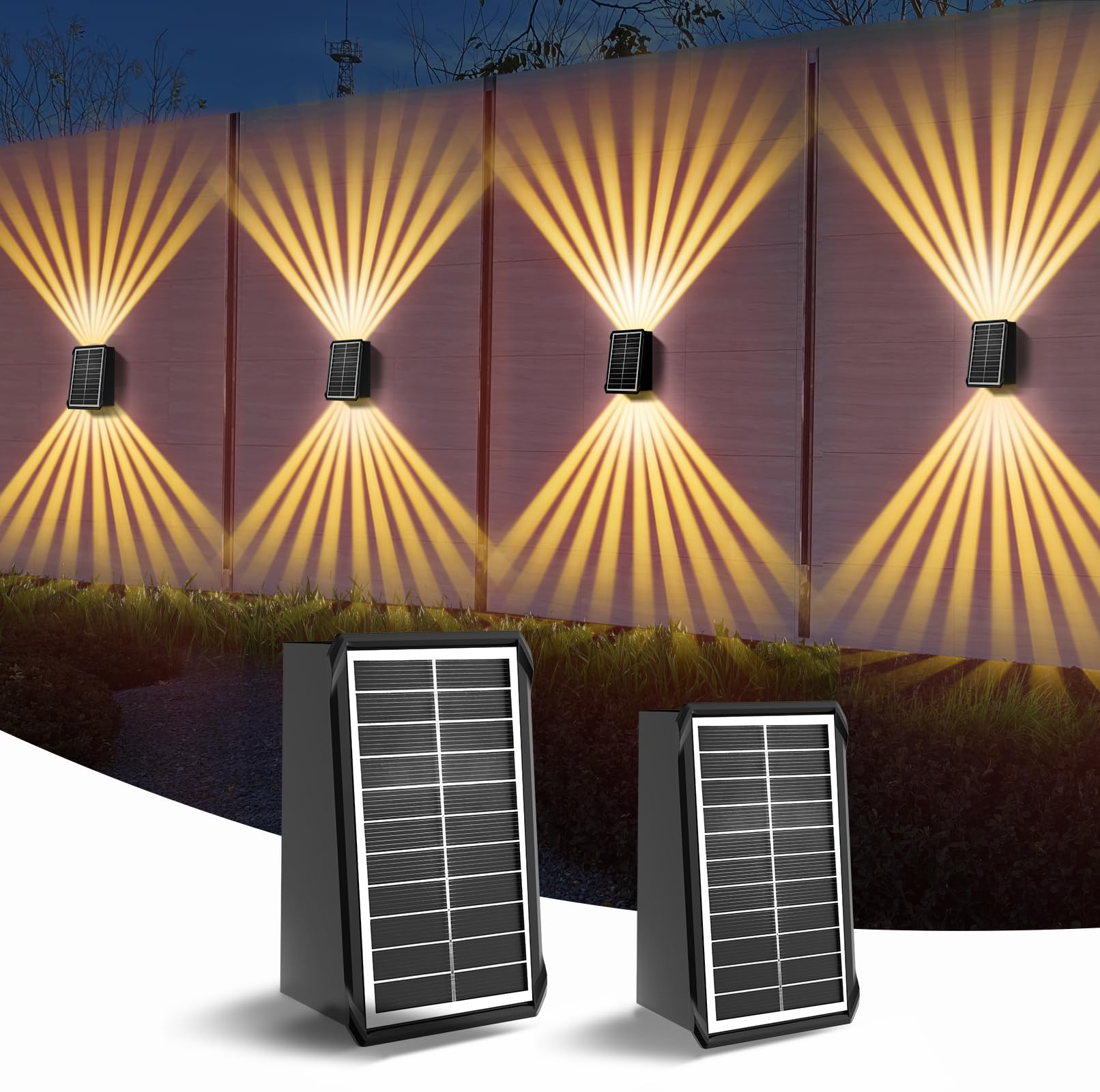 ⏰ Limited-time special offer: 40% discount🔥 LED solar wall lamp, waterproof outdoor lamp