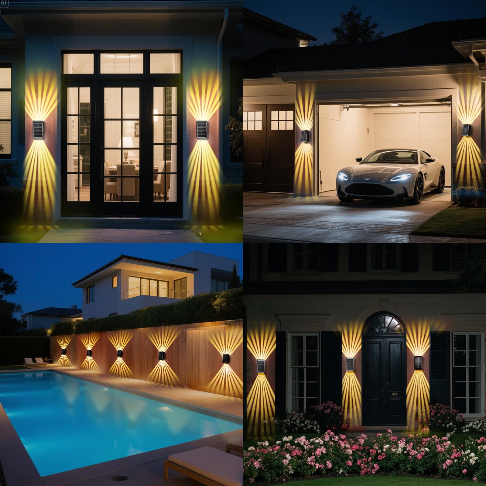 ⏰ Limited-time special offer: 40% discount🔥 LED solar wall lamp, waterproof outdoor lamp