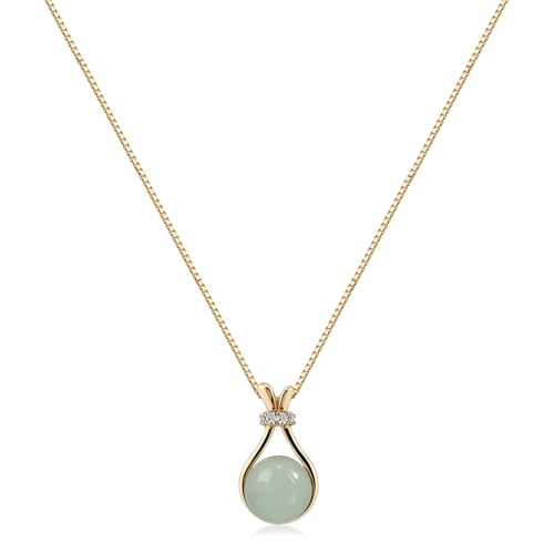 ✨A timeless classic green jade pendant necklace💝