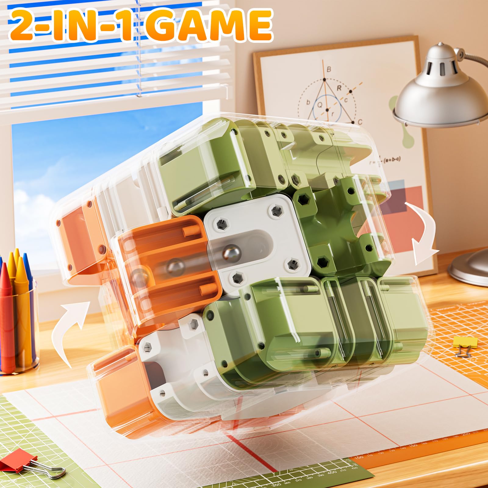 🔥HOT SALE 50%OFF🔥Large Labyrinth 3D Puzzle Maze Cube 🧩