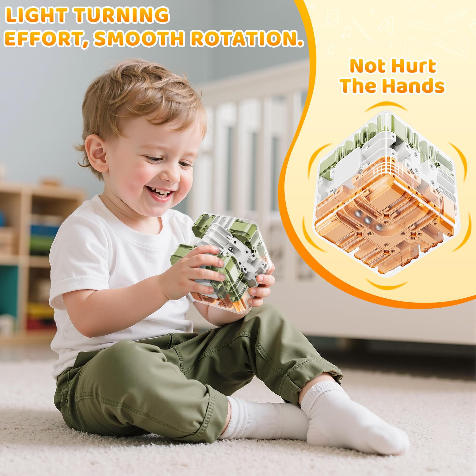 🔥HOT SALE 50%OFF🔥Large Labyrinth 3D Puzzle Maze Cube 🧩