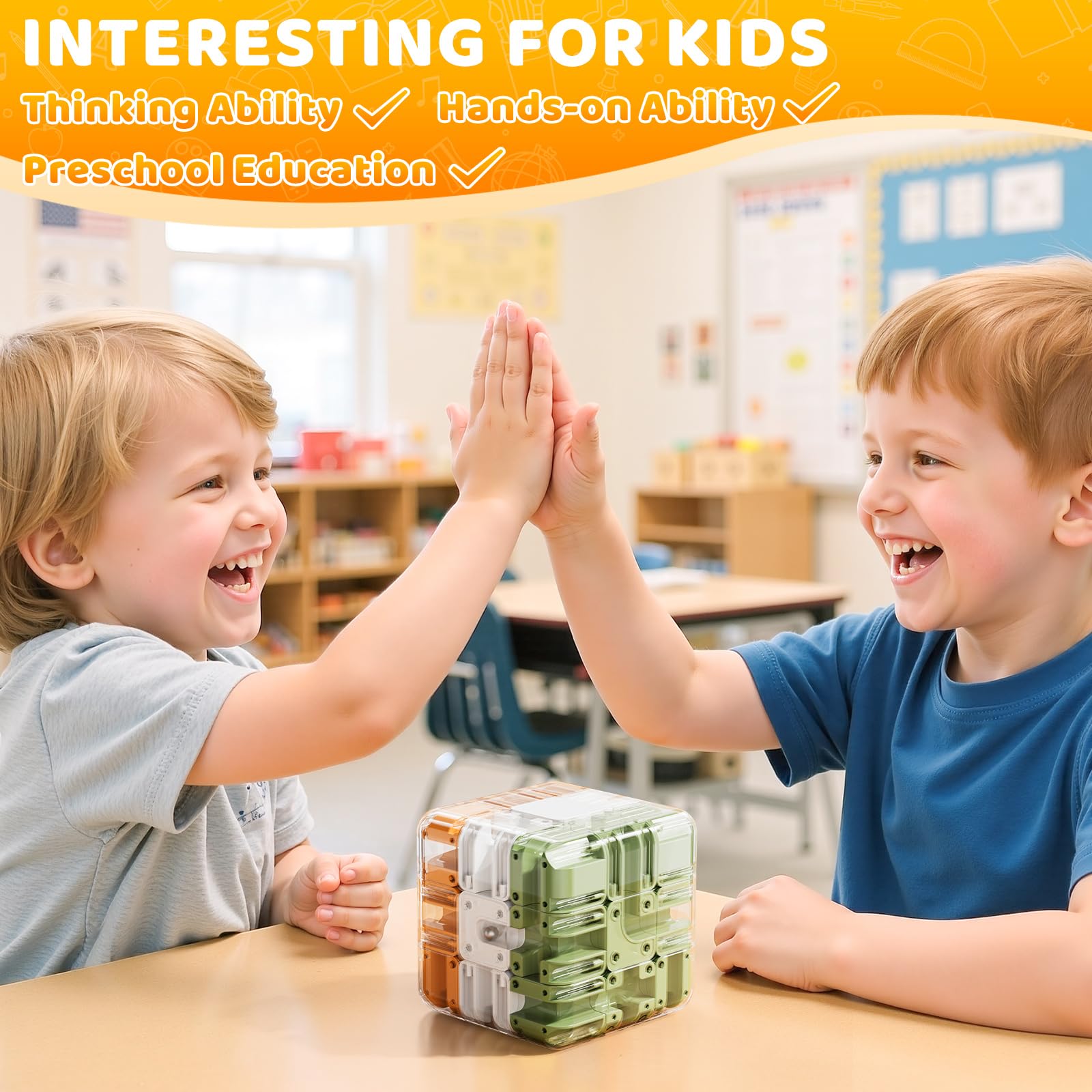 🔥HOT SALE 50%OFF🔥Large Labyrinth 3D Puzzle Maze Cube 🧩