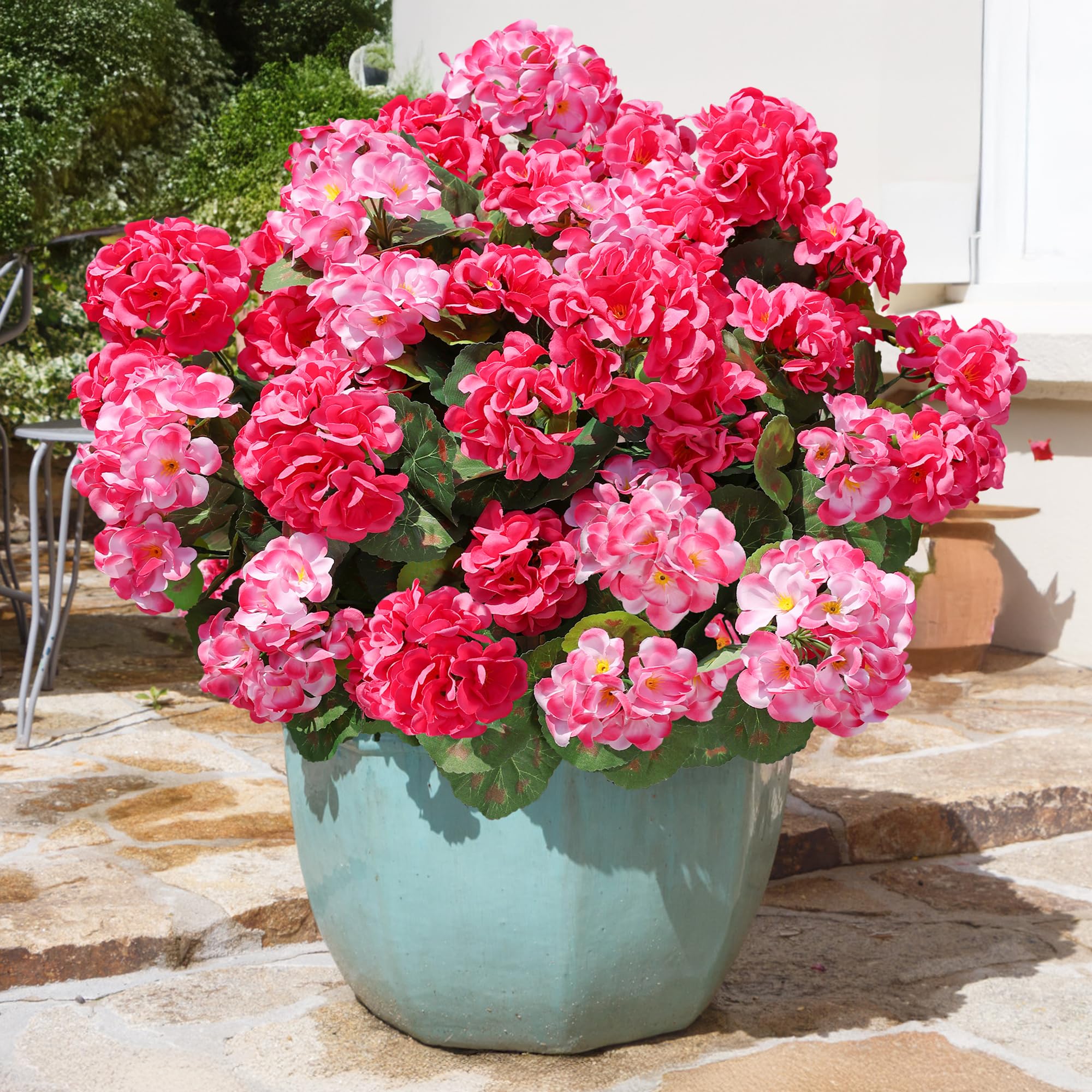 🔥Last Day 49% OFF🌼Artificial Geranium Flowers - UV resistant, Waterproof, Windproof