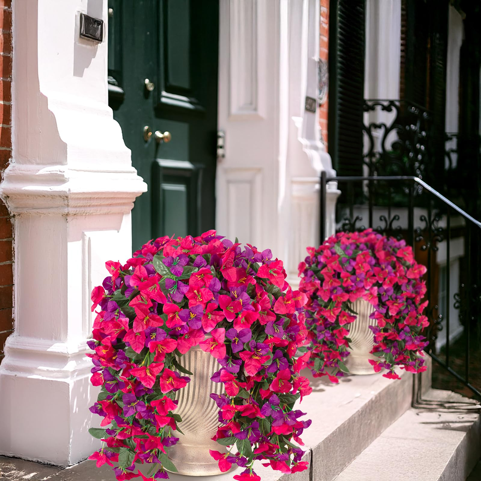 💖Mother's Day Hot Sale 50% OFF🔥-UV Resistant Fall Faux Bougainvillea Artificial Hanging Flowers🌺