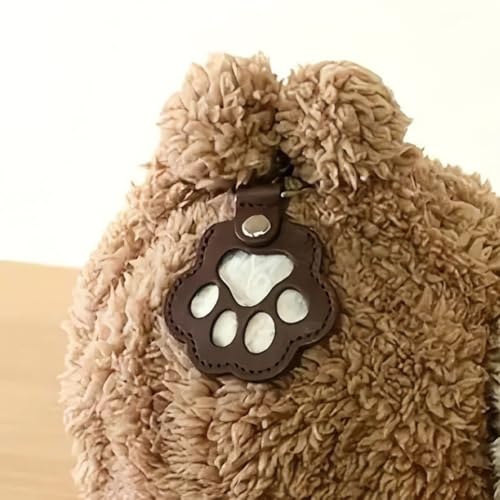 🔥HOT SALE 50%OFF🔥Cute Leather Paw Print Keychain💝