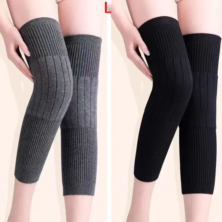 Thermal Cashmere Knee Warmers – Stretchy & Warm Support Pads (100% Pure Cashmere)