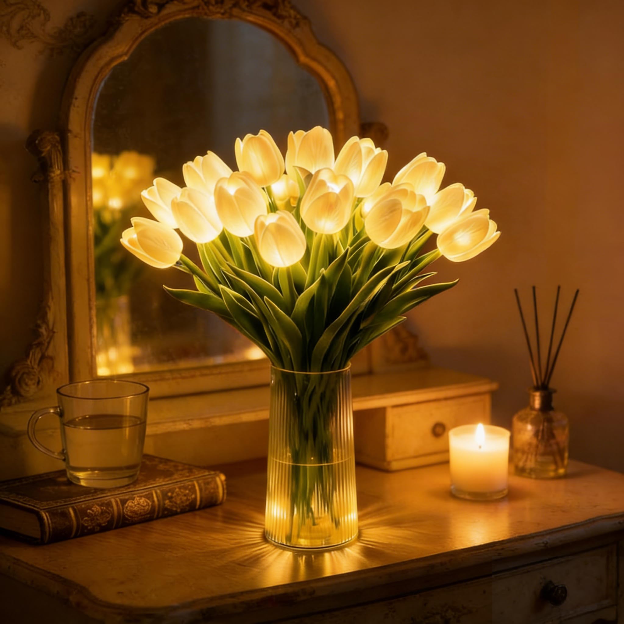 🔥Last day, 50% off🔥Romantic tulip-shaped ambient night light set