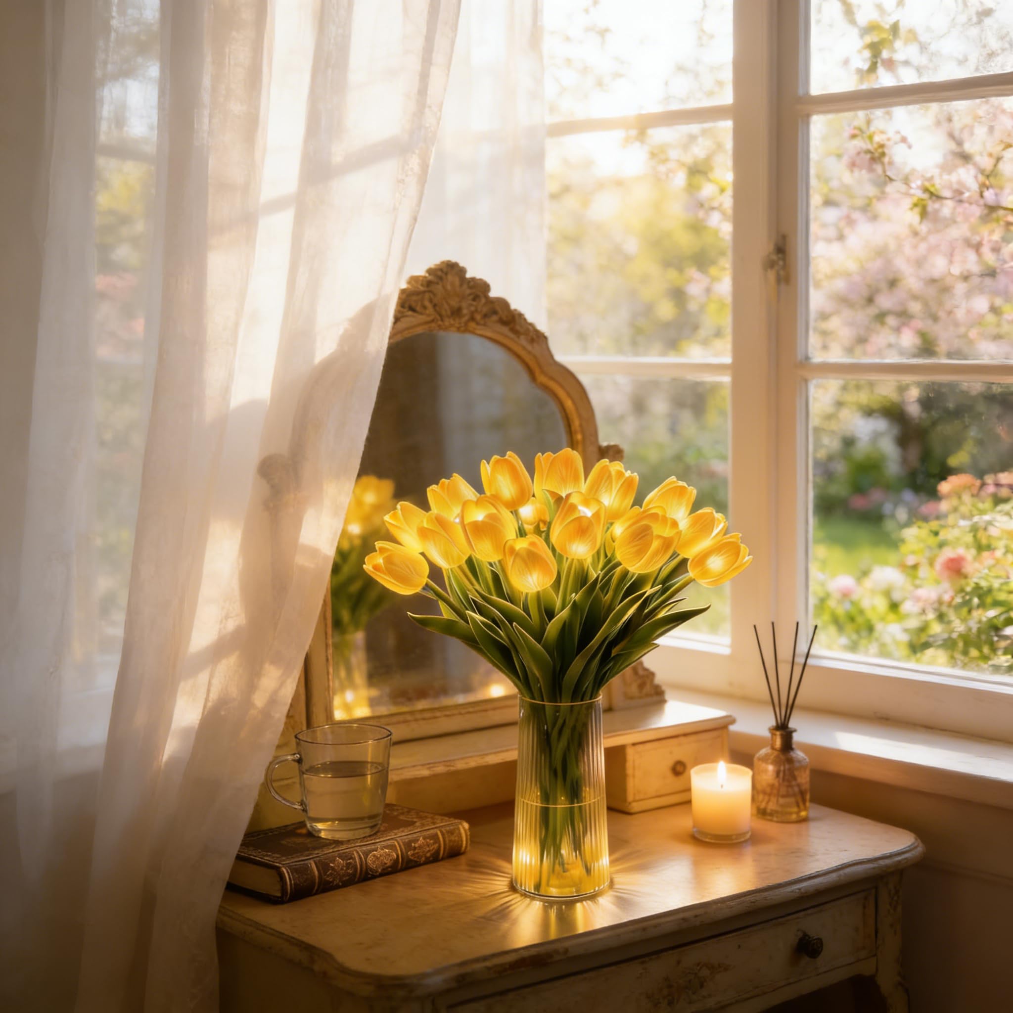 🔥Last day, 50% off🔥Romantic tulip-shaped ambient night light set