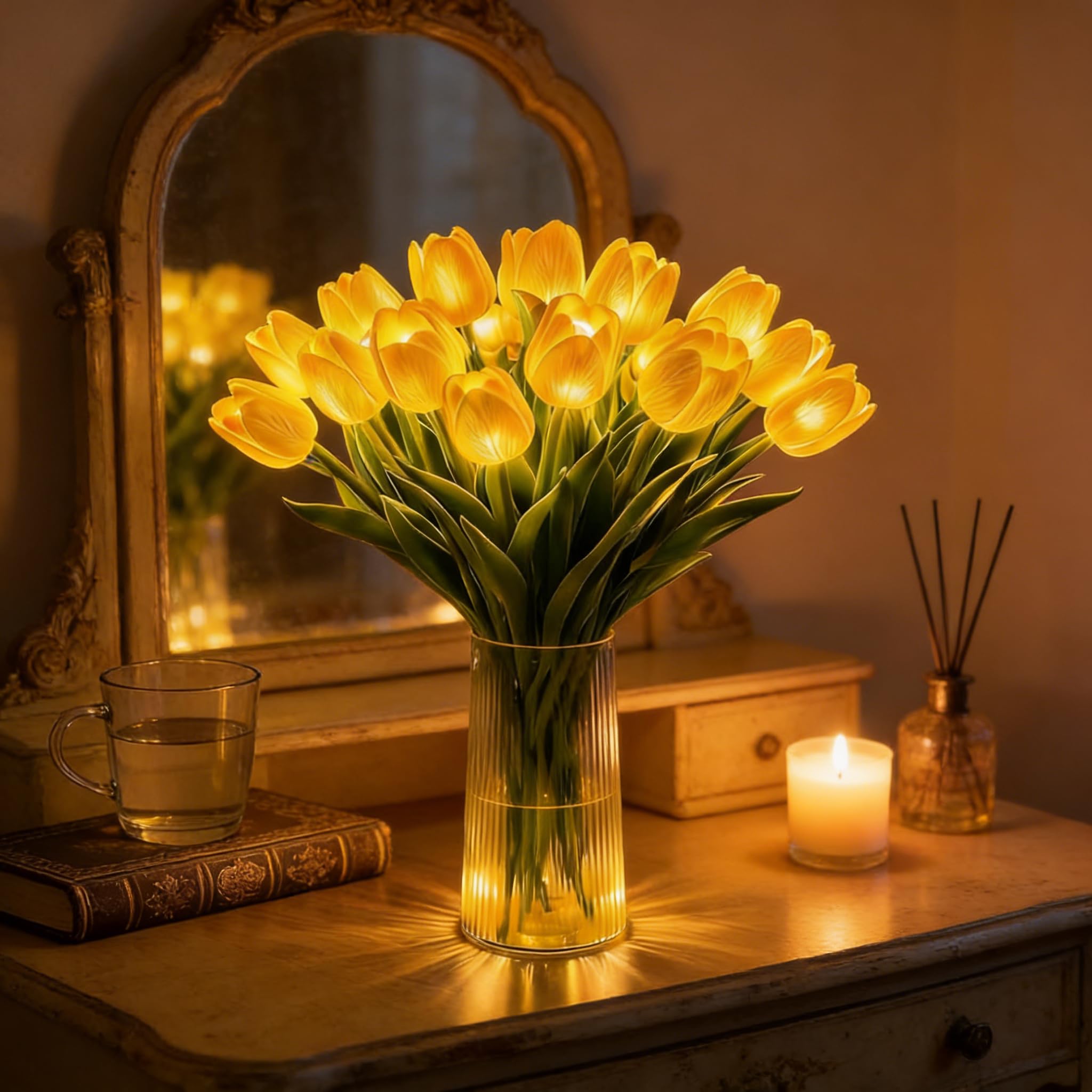 🔥Last day, 50% off🔥Romantic tulip-shaped ambient night light set