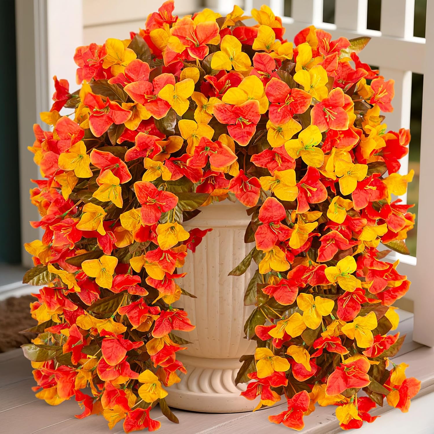 🌺LAST DAY 60% OFF✨-UV Resistant Fall Faux Bougainvillea Artificial Hanging Flowers