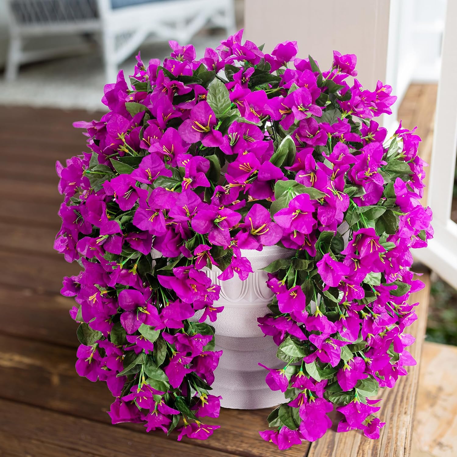 🌺LAST DAY 60% OFF✨-UV Resistant Fall Faux Bougainvillea Artificial Hanging Flowers