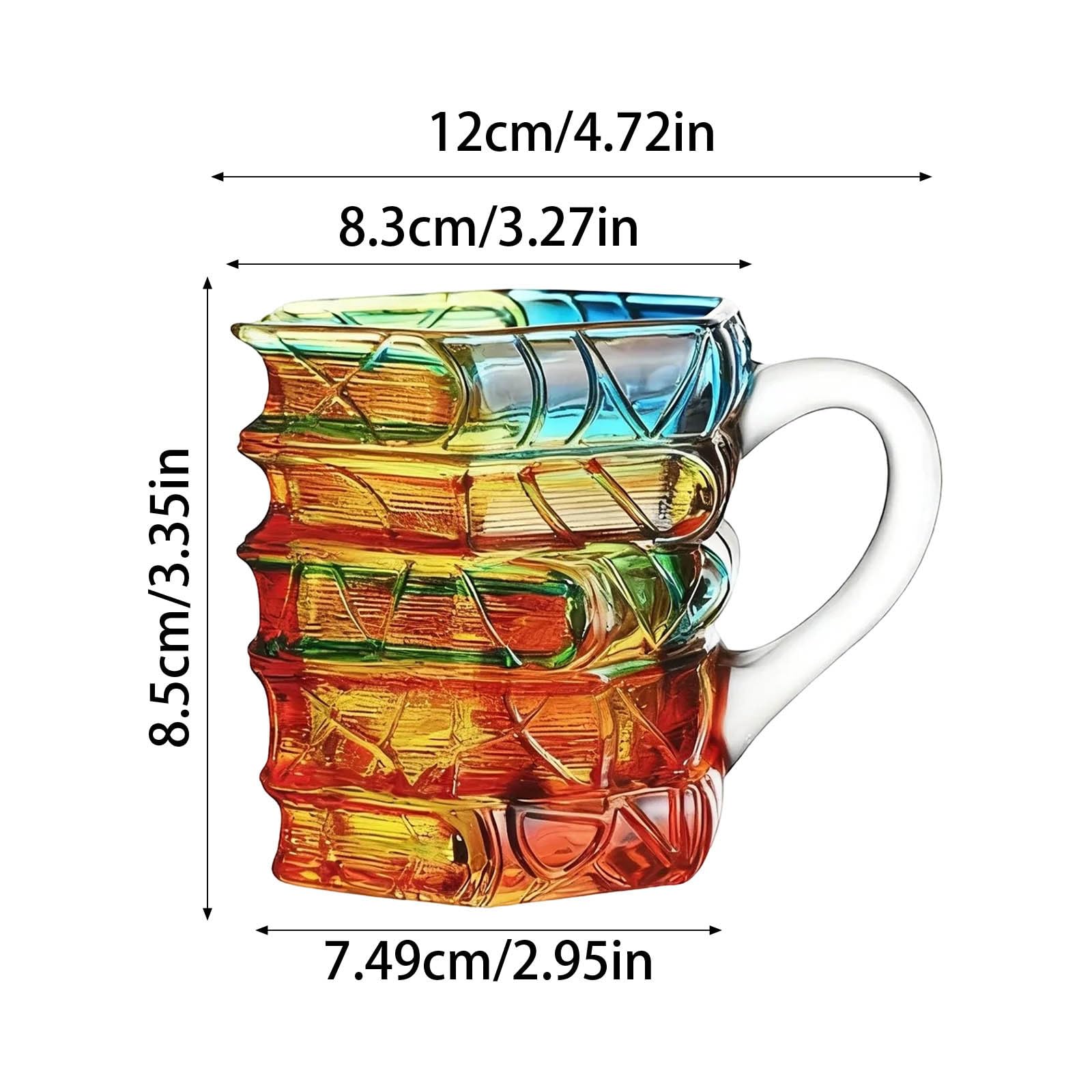 🔥HOT SALE 50%OFF🔥Stained Glass 3D Book Mug