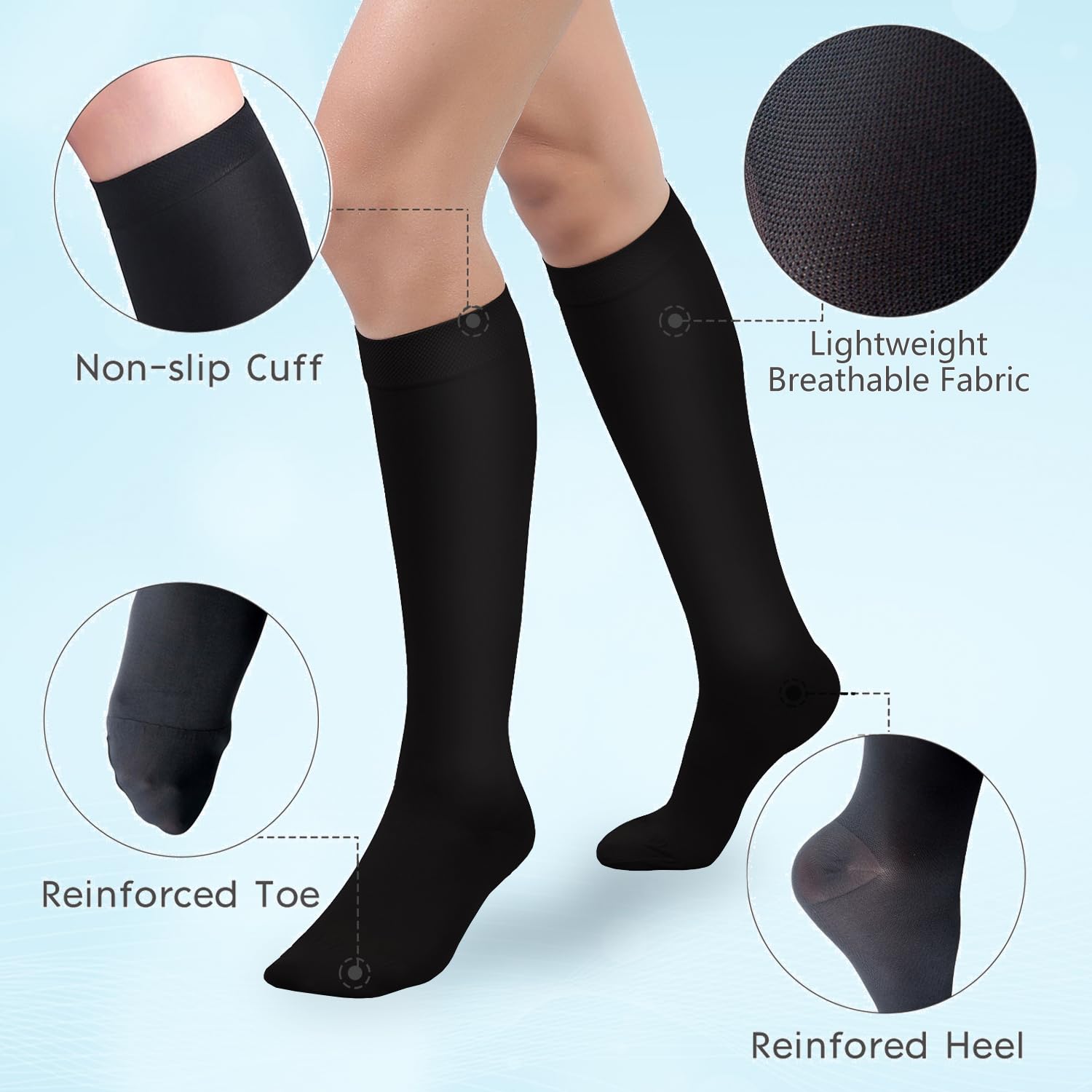 Wide Compression Socks For Pain Relief💝