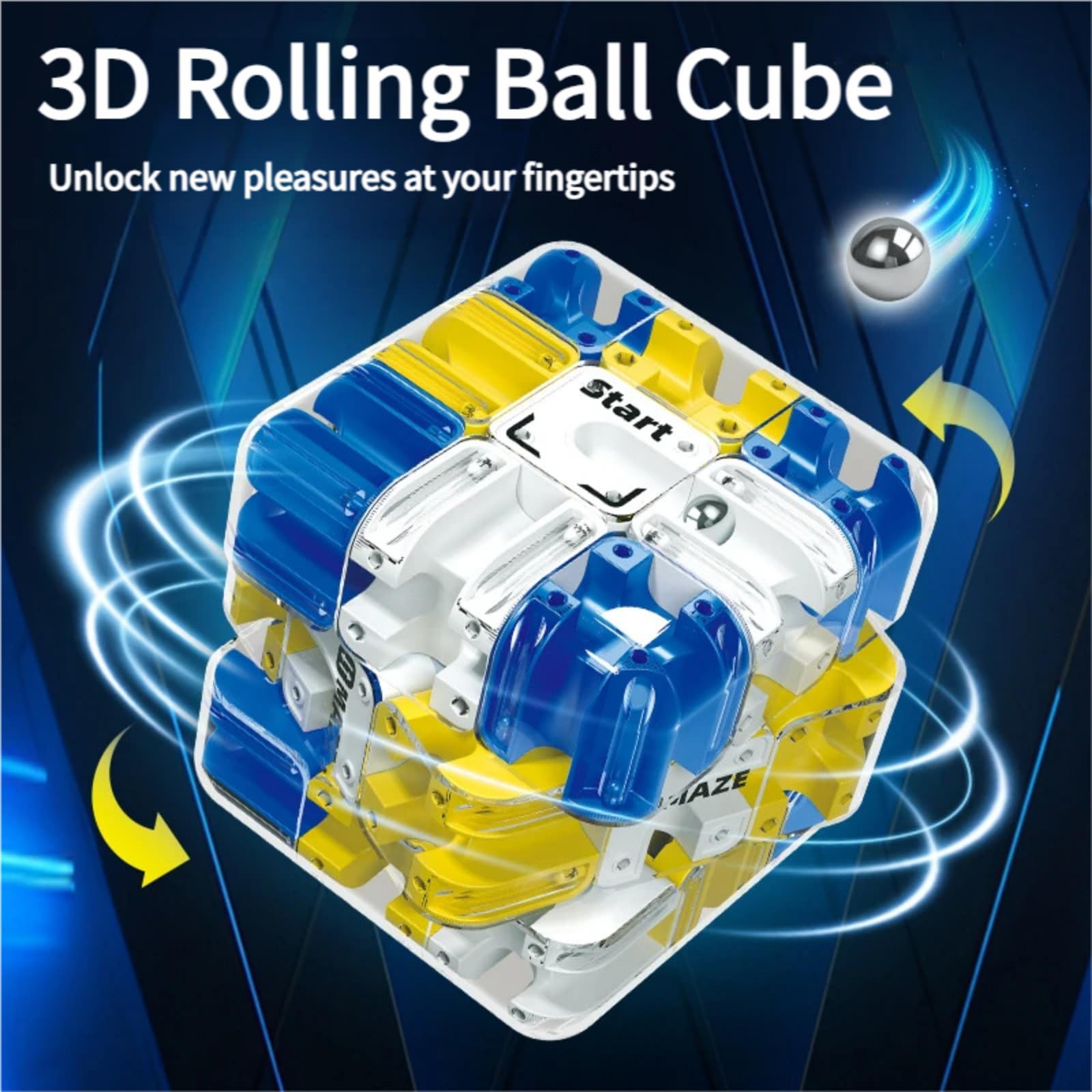 🔥HOT SALE 50%OFF🔥Large Labyrinth 3D Puzzle Maze Cube 🧩