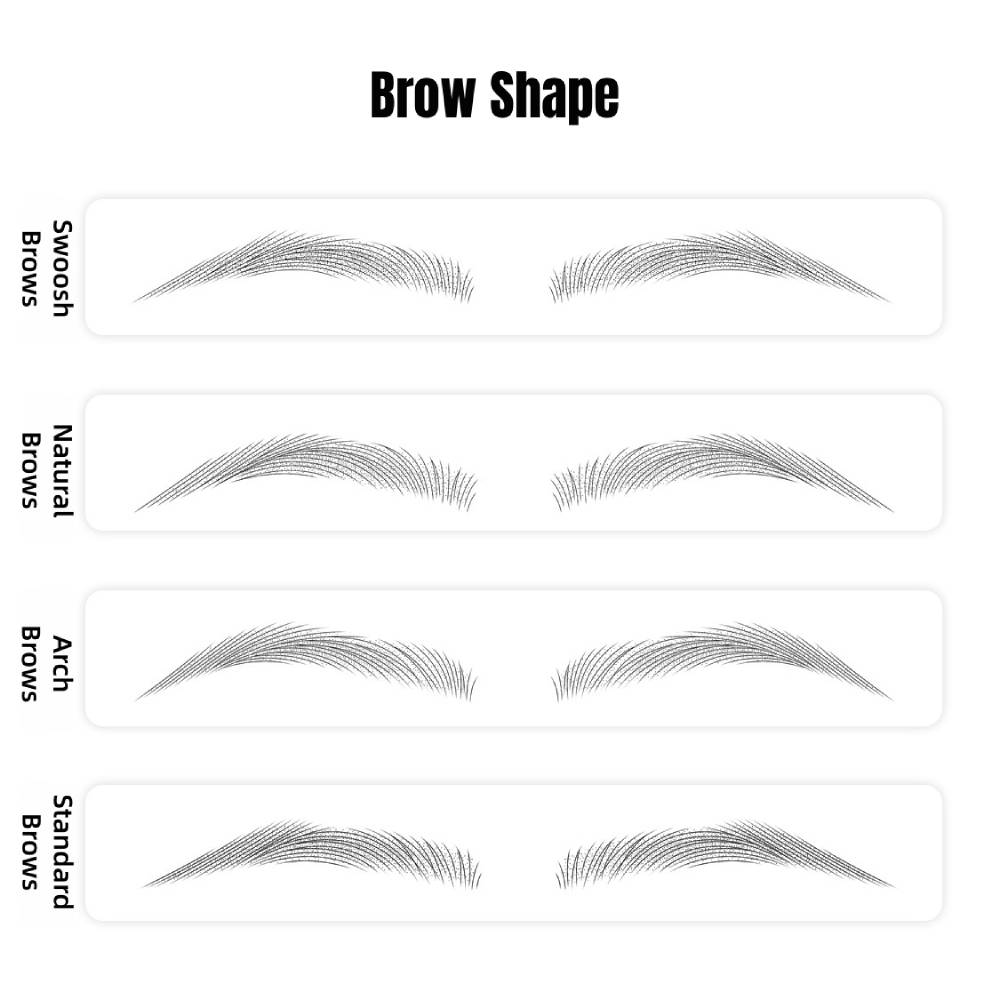 Brow Stamp Kit - 30 Second Perfect Brows, Waterproof & Smudge-Proof
