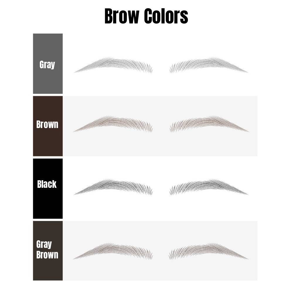 Brow Stamp Kit - 30 Second Perfect Brows, Waterproof & Smudge-Proof