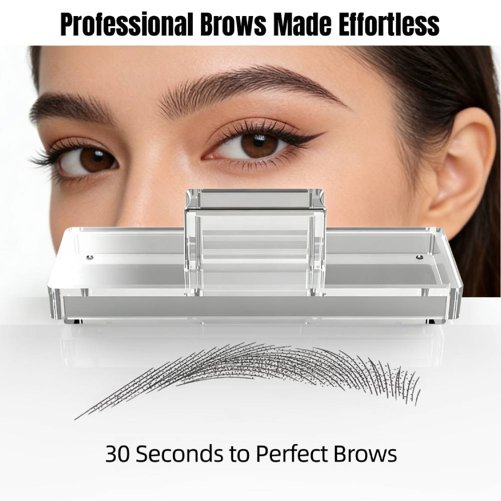 Brow Stamp Kit - 30 Second Perfect Brows, Waterproof & Smudge-Proof