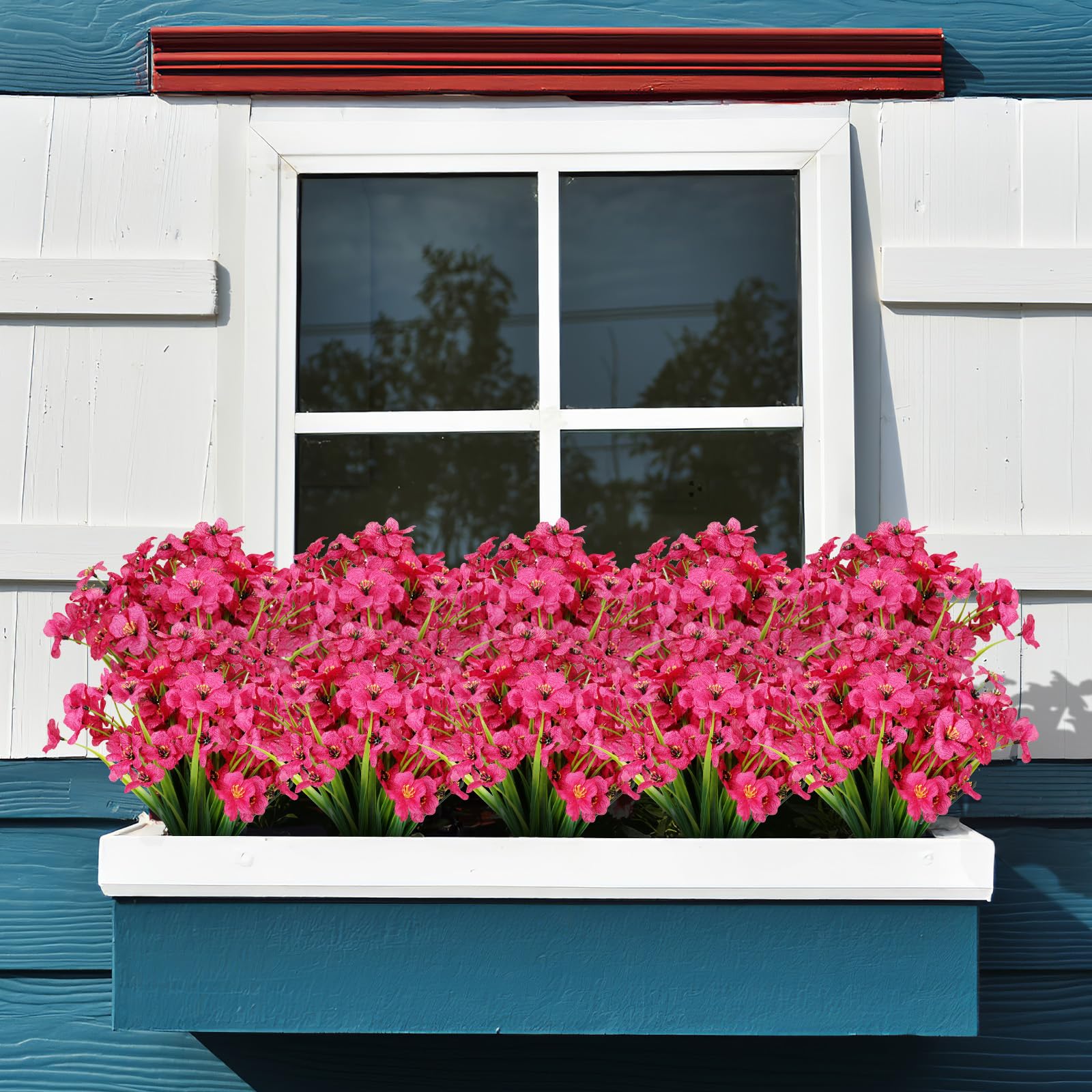 🏆 Over 50,000 units sold! 💐 Realistic UV-resistant spring grass violet