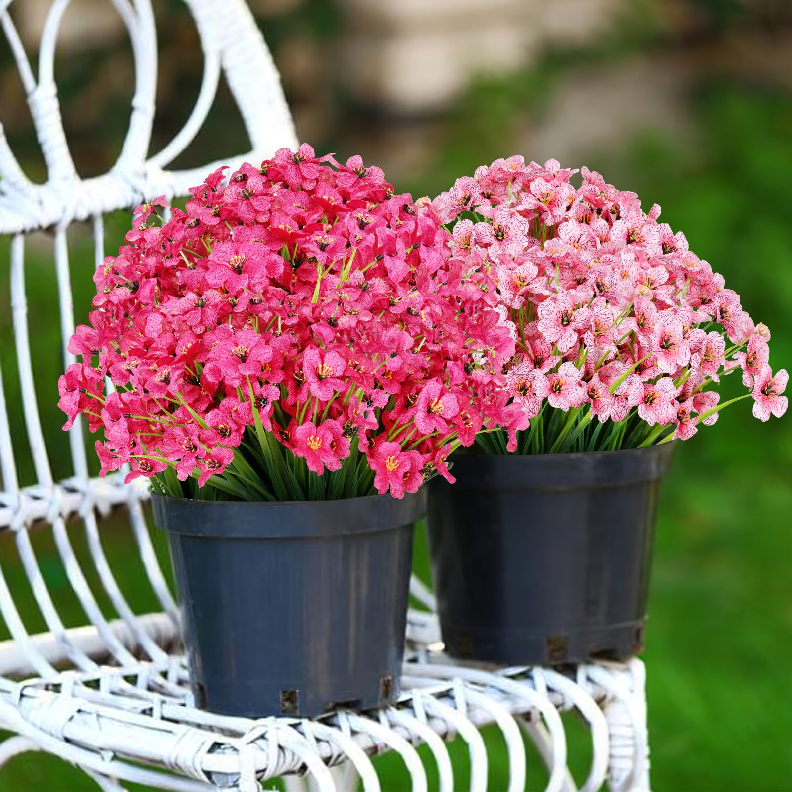 🏆 Over 50,000 units sold! 💐 Realistic UV-resistant spring grass violet