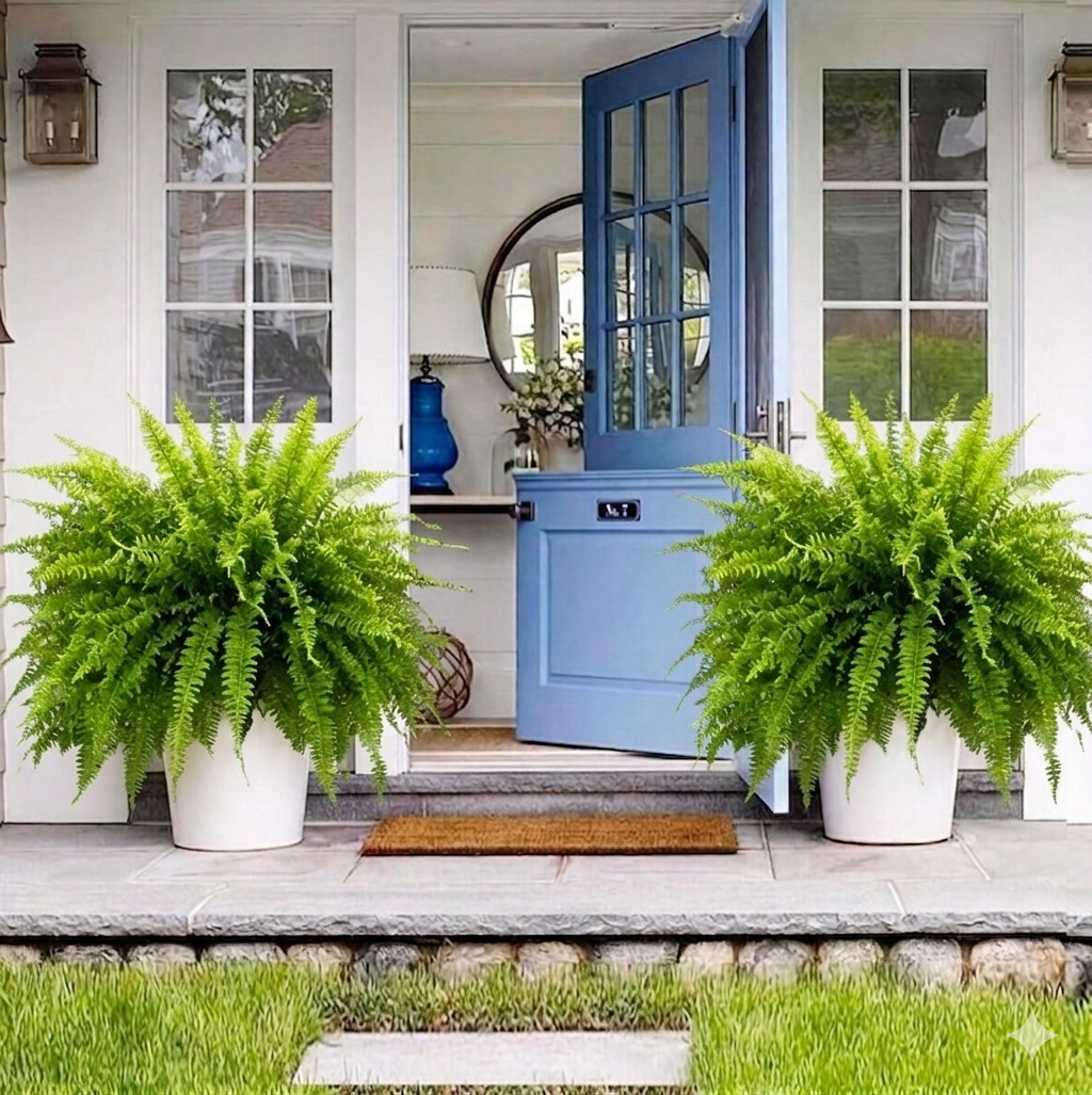 💥BOGO Large Outdoor Ferns💥  UV-Safe & Realistic🌿
