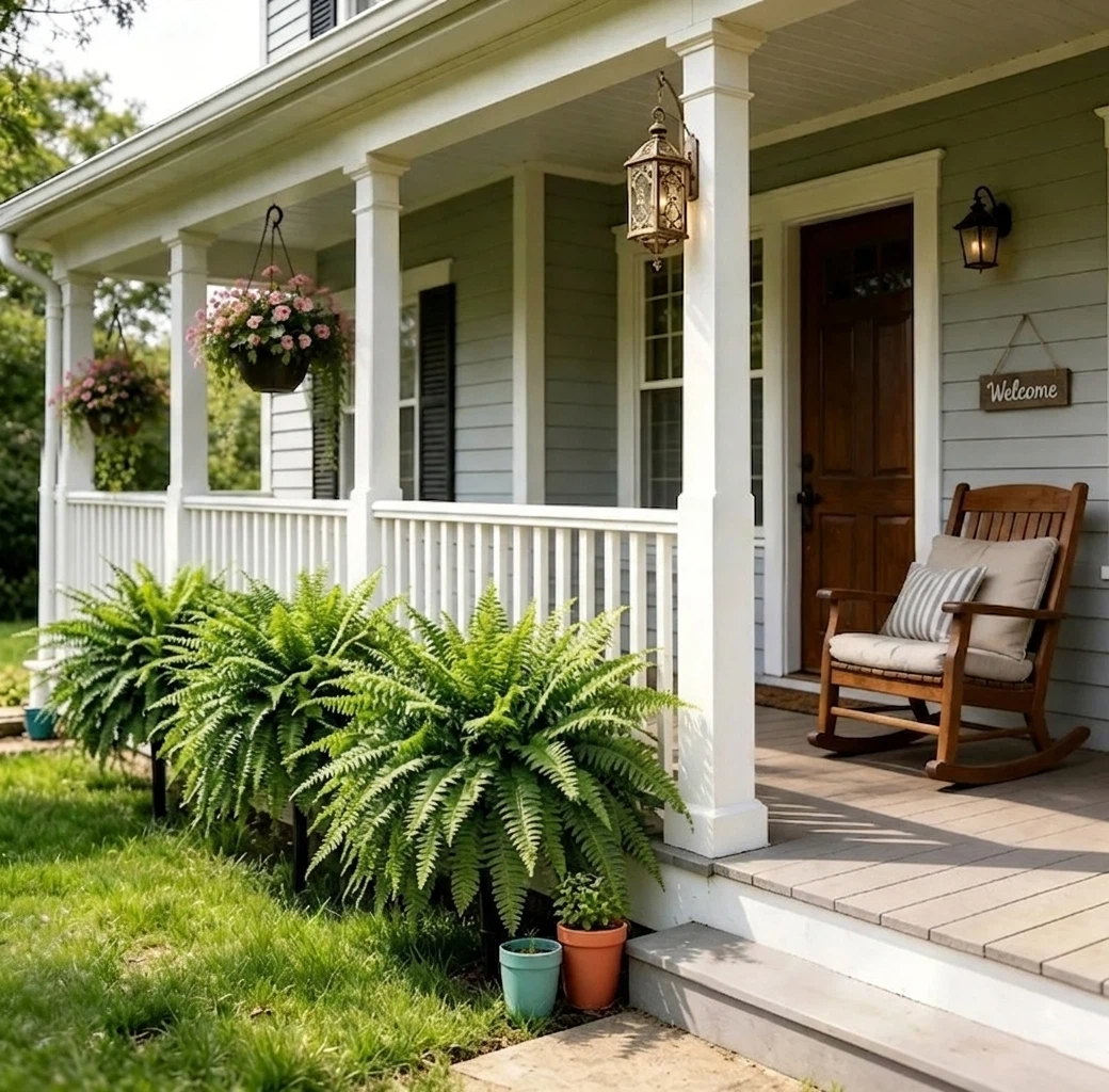 💥BOGO Large Outdoor Ferns💥  UV-Safe & Realistic🌿