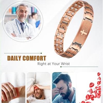 🔥HOT SALE 50%OFF🔥Cross-shaped copper magnetic bracelet