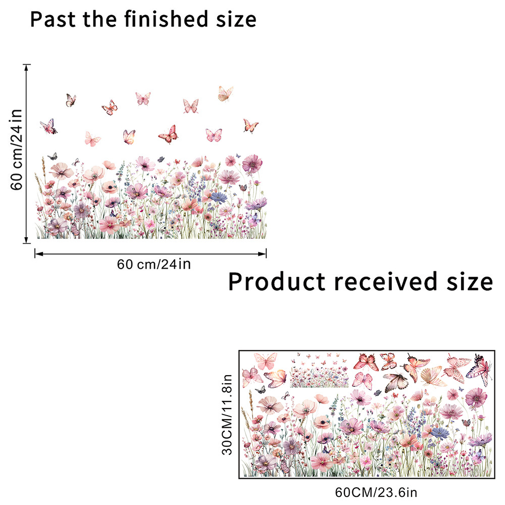 ✨LAST DAY: 50% OFF! - 💐Colorful Floral Bouquet Window Sticker🖼️(Cut to size freely)