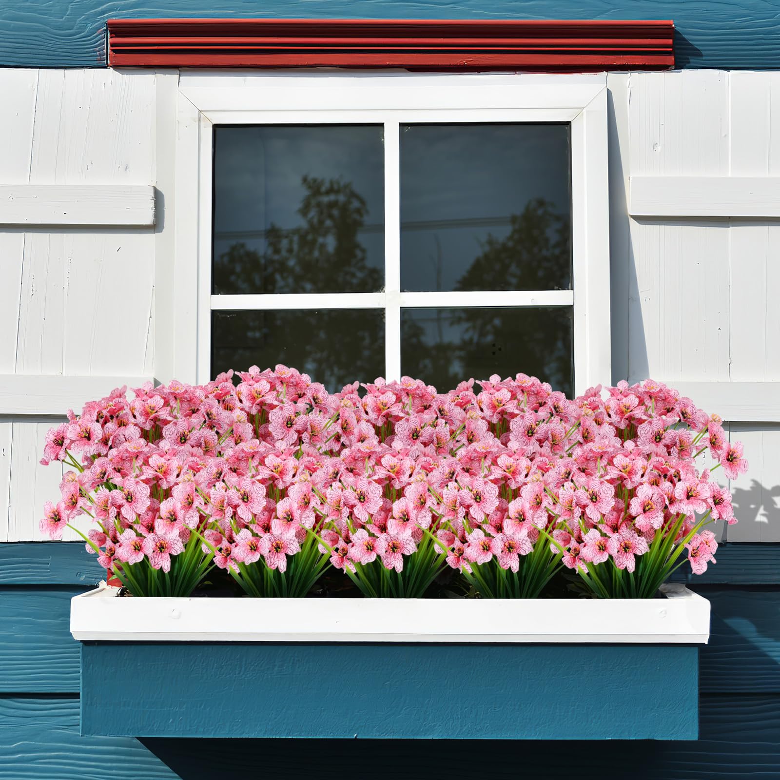 🏆 Over 50,000 units sold! 💐 Realistic UV-resistant spring grass violet