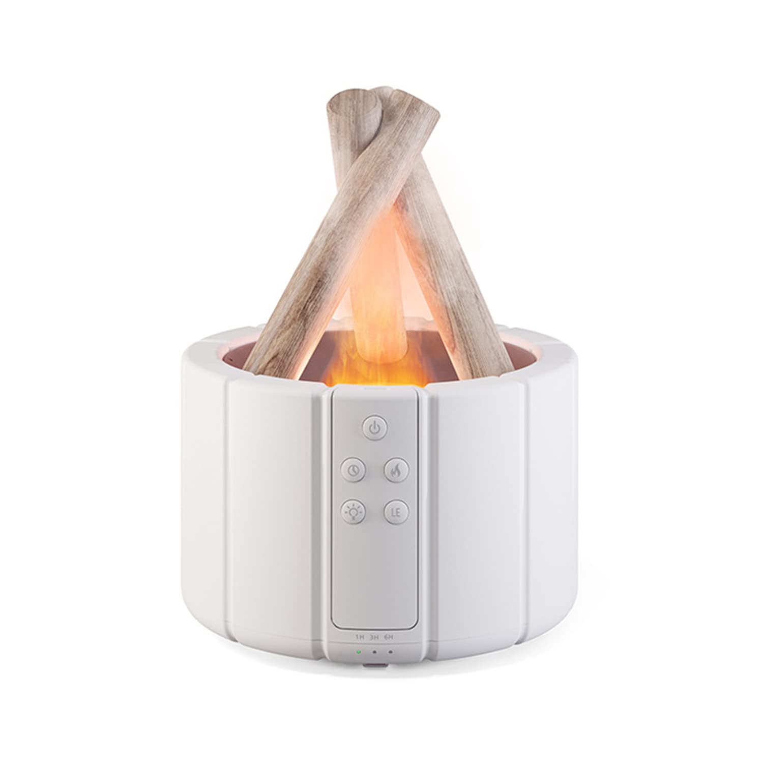 🔥Campfire aroma diffuser, campfire aromatherapy essential oil diffuser, wooden cool mist humidifier, suitable for home, bedroom, office, remote control, night light, gift.🎁
