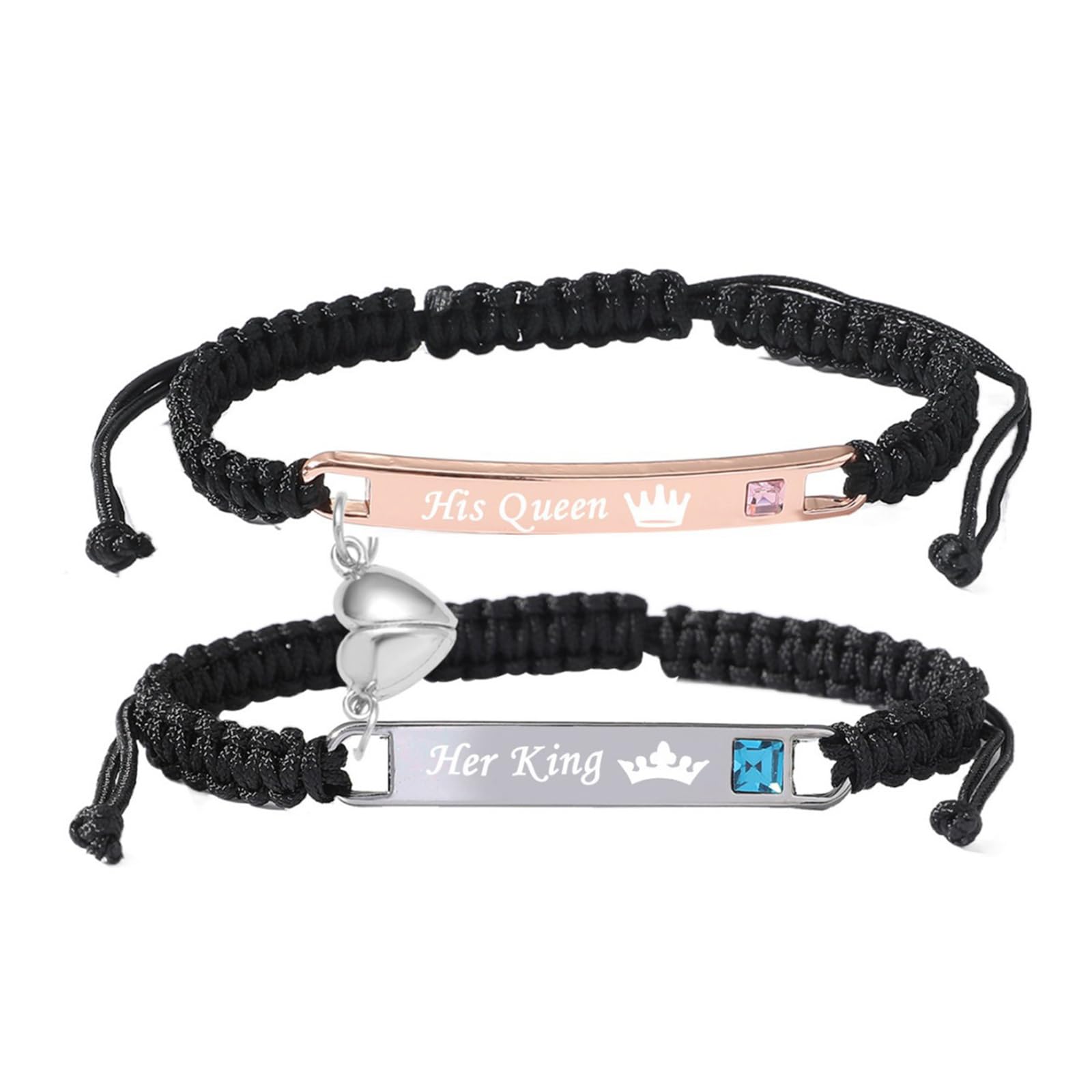 🔥HOT SALE 50%OFF🔥Adjustable heart-shaped woven bracelet set