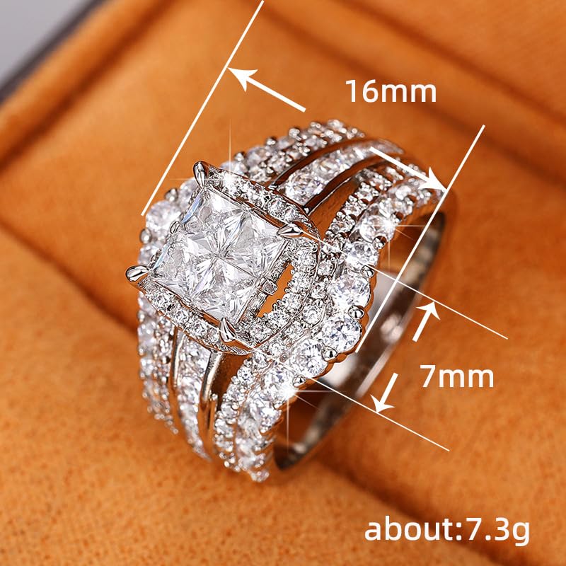 🔥HOT SALE 50%OFF🔥Square-shaped joined crown ring💝