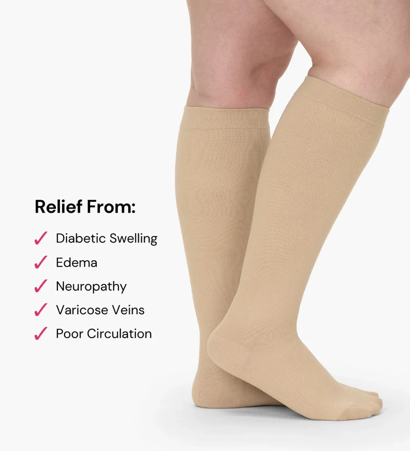 Wide Compression Socks For Pain Relief💝