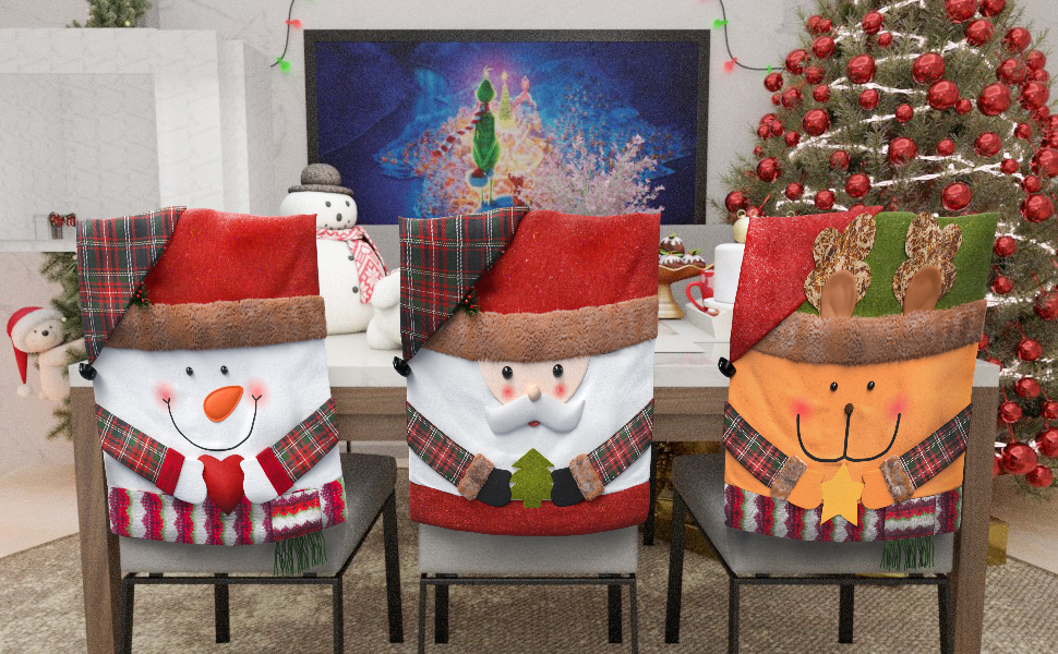 Christmas chair cover