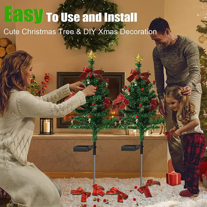 🔥Last Day 50%OFF-Solar Christmas Trees Lights Outdoor Decoration Waterproof🎄