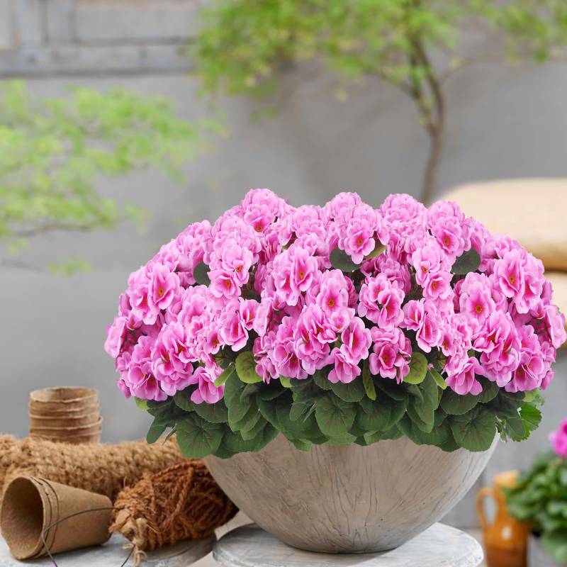 💐2025 Hot Sale✨UV-Resistant Lifelike Artificial Geraniums